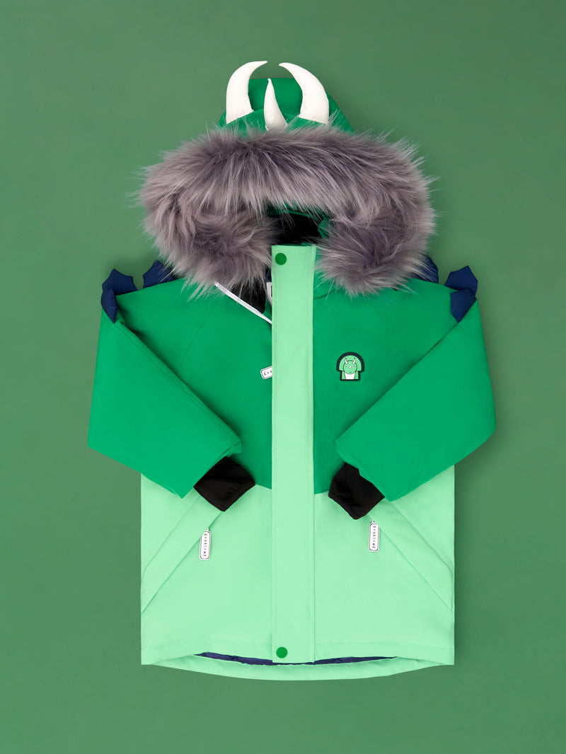 Spike the Dino - Kids Ski Jacket