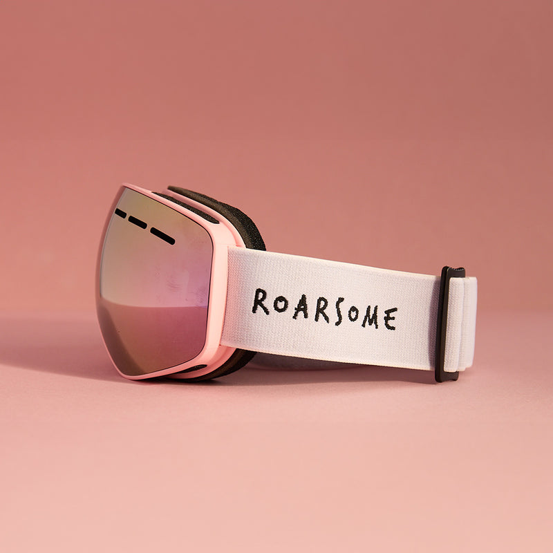 Kids Ski Goggles - Pink